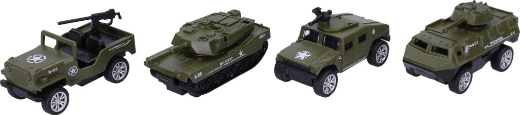 Militärfahrzeug aus Metall, 8 cm