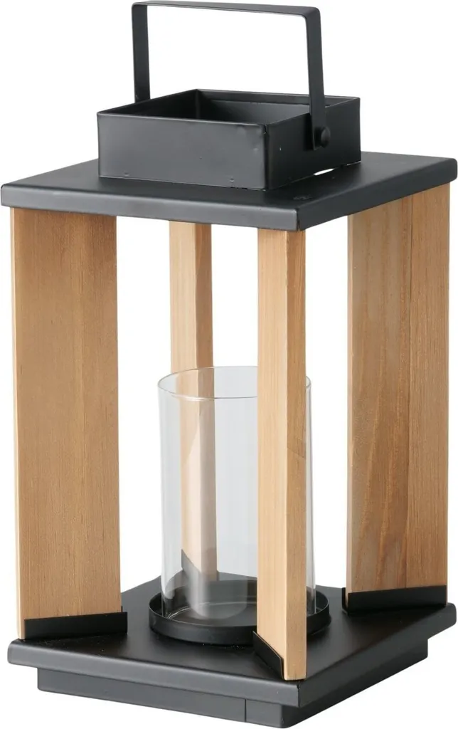 Lanterne à bougie VENTANA 28 cm pour ambiance chaleureuse et cocooning