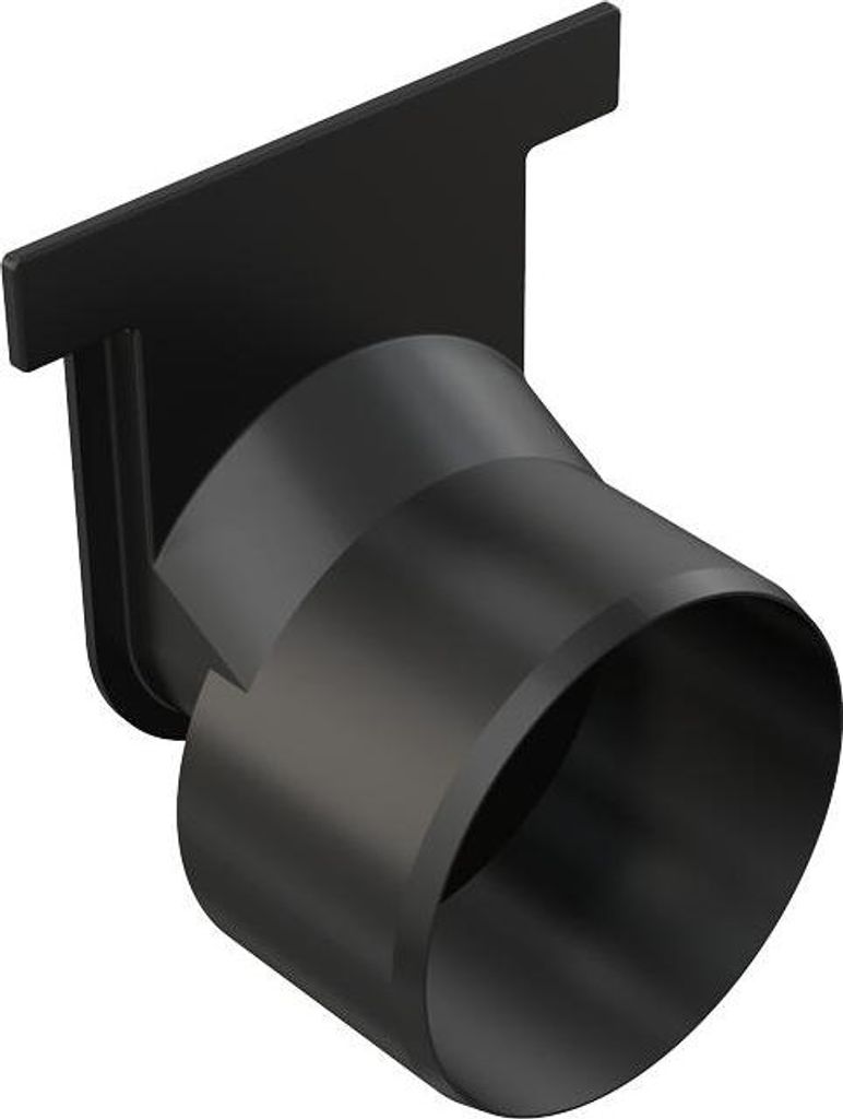 Alcaplast AVZ-P010 Stirnwand Anschluss Ø 110 mm exzentrisch für Entwässerungsrinne