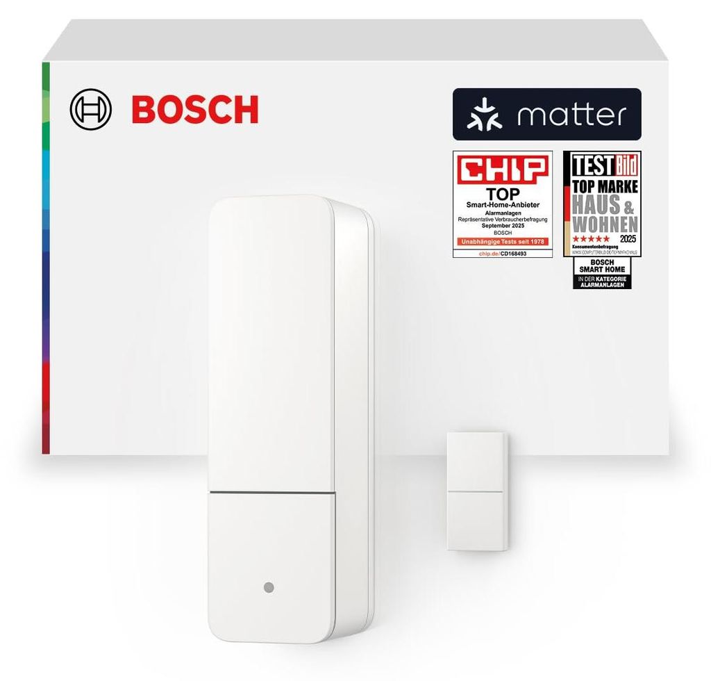 Bosch Smart Home Contact de porte/fenêtre II [+M], capteur Image du produit 