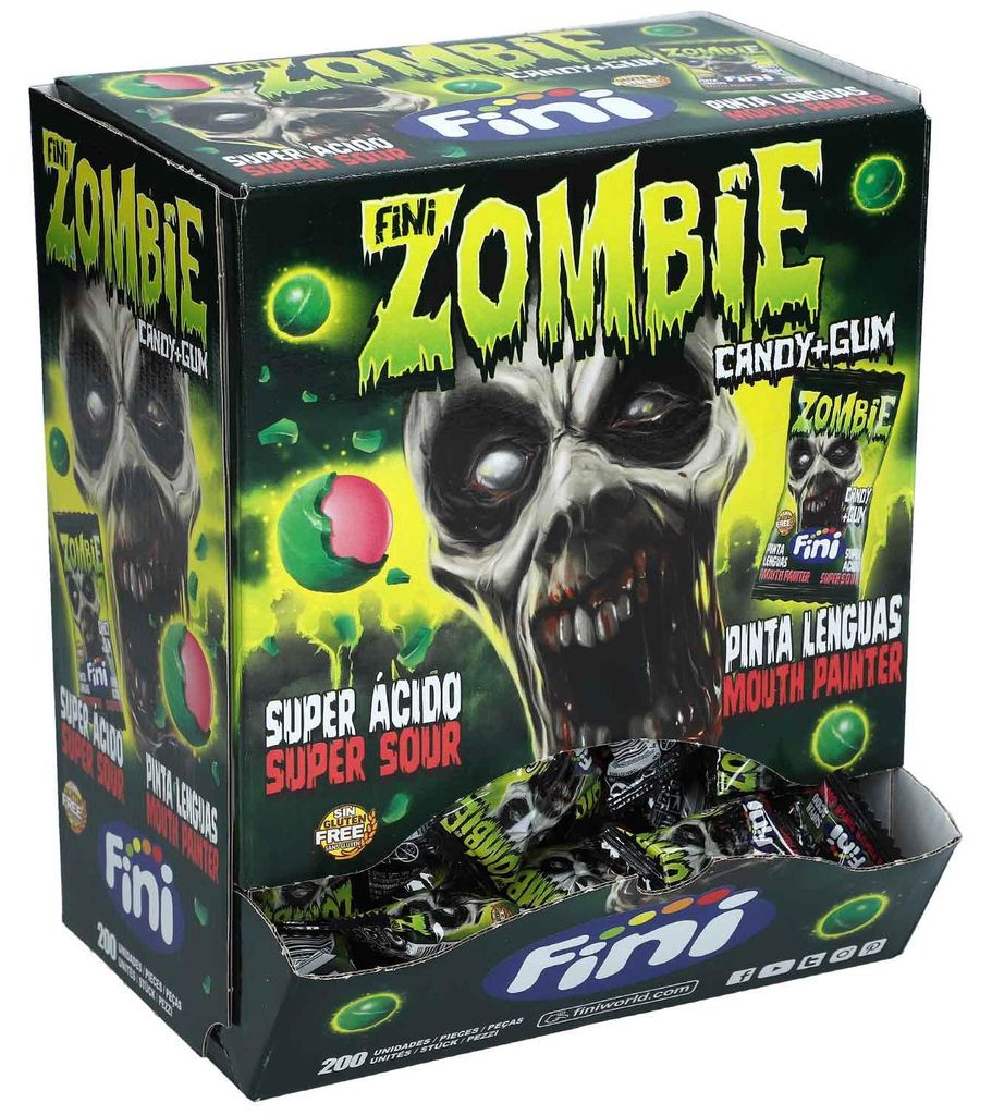 Fini Zombie 200 sztuk gumy do żucia Zdjęcie produktu 