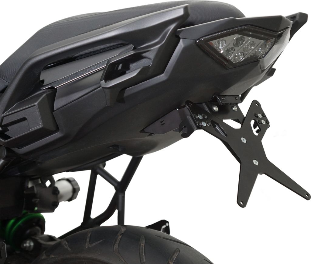 ZIEGER X-Line Kennzeichenhalter kompatibel mit Kawasaki Versys 650