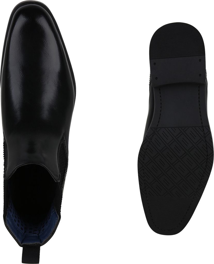 VAN HILL Herren Chelsea Boots Stiefel Klassische Schuhe Produktbild 3