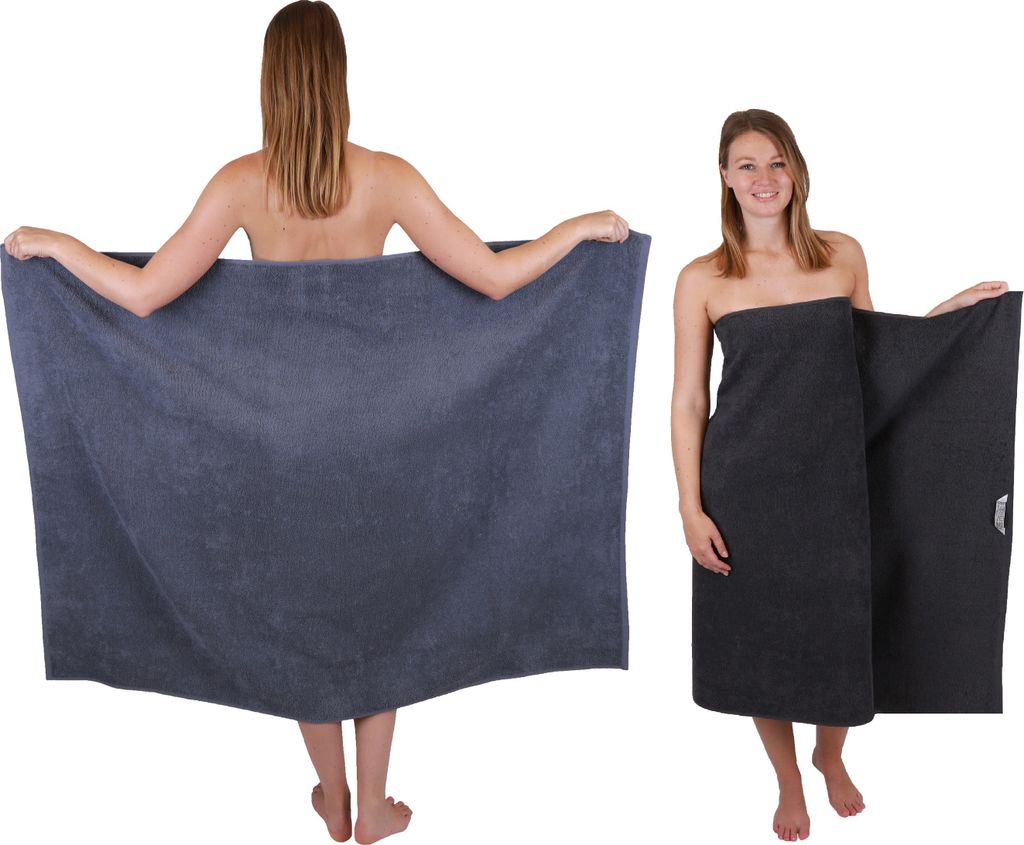Betz 2 Stück XXL Duschtücher 100 x 150 cm BERLIN  Produktbild 
