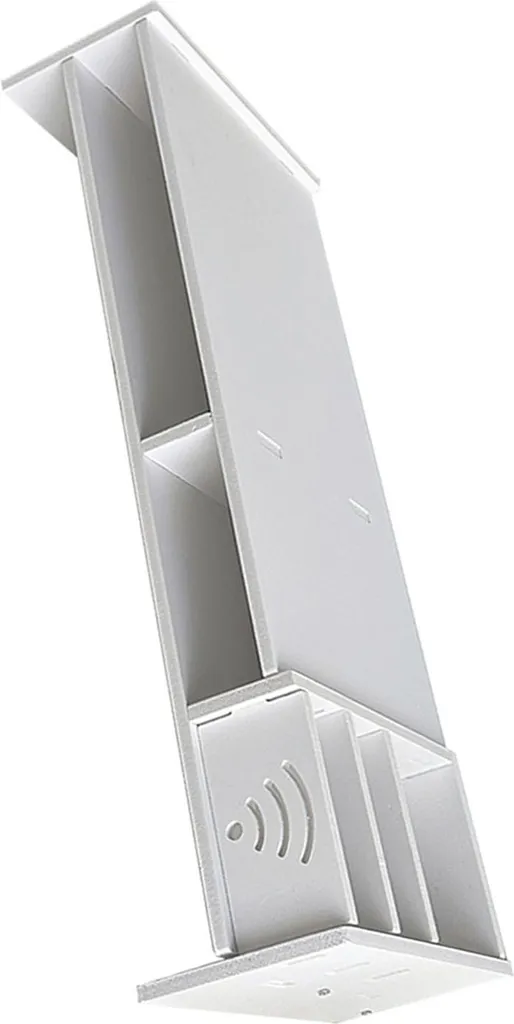 Support de bureau ergonomique pour moniteur avec étagère en bois - 3