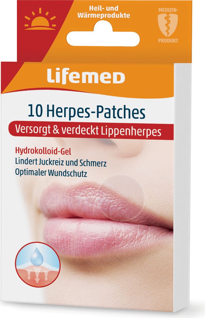 Lifemed® Herpespflaster, Patches, Transparent, 10 Stück Produktbild 