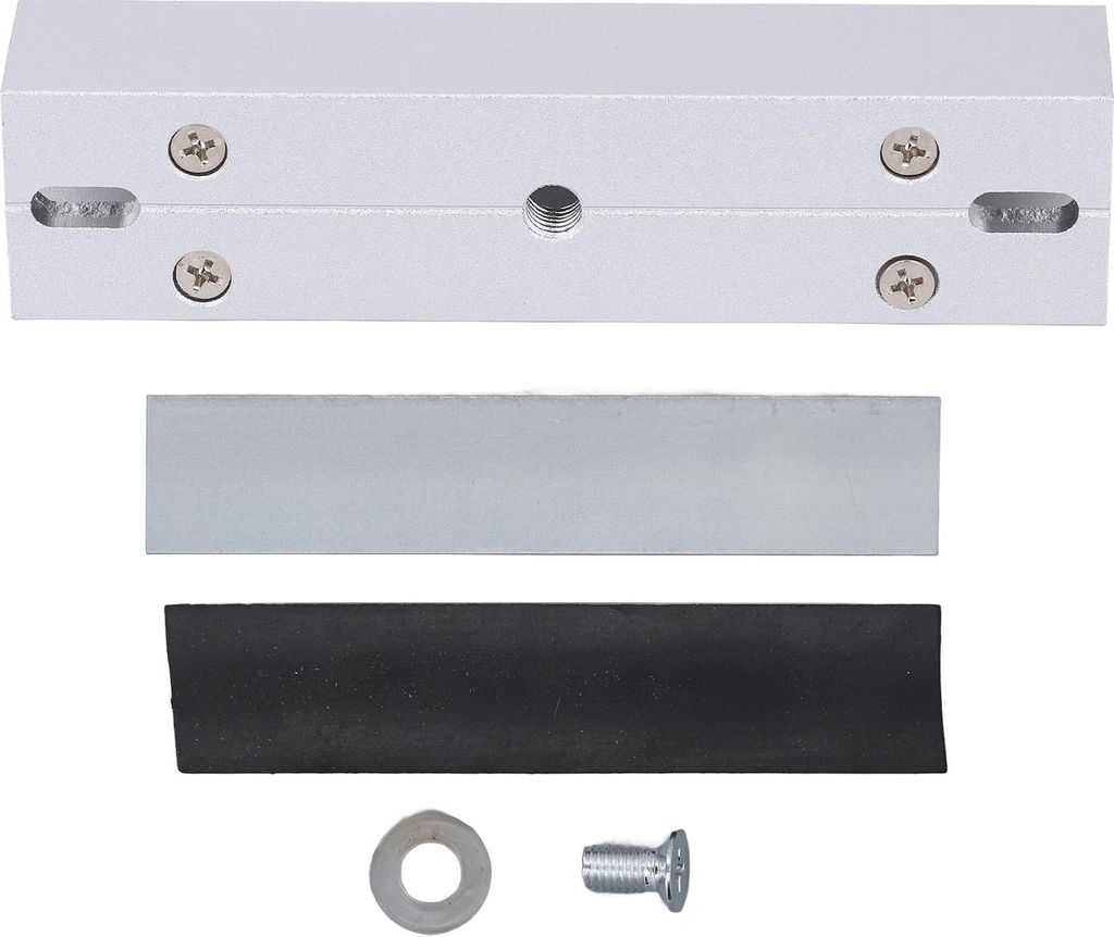 U-förmige Halterung aus Aluminiumlegierung für 180 kg und 350 lbs Magnetverschluss, rahmenlose Glastür, einfache Installation