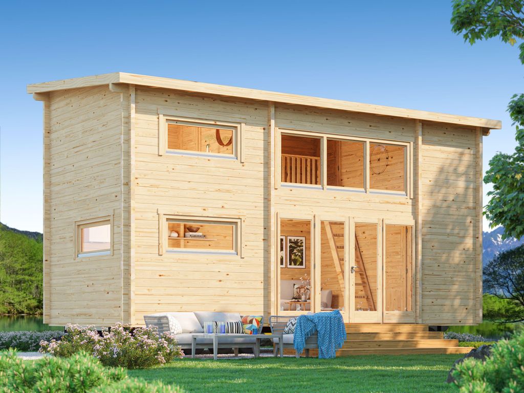 Fjordholz Tiny Gartenhaus Modell Dream Big 70 A