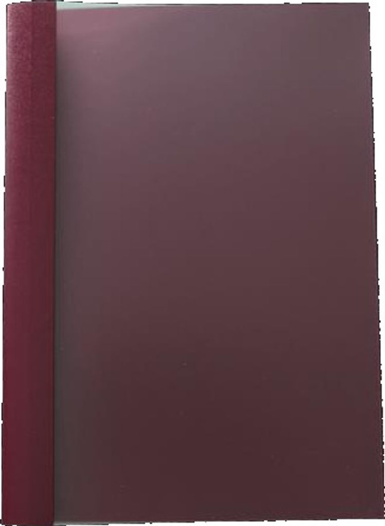 Bindemappen, Noblessestruktur, VE= 100 St., satiniert, bordeaux 18 mm