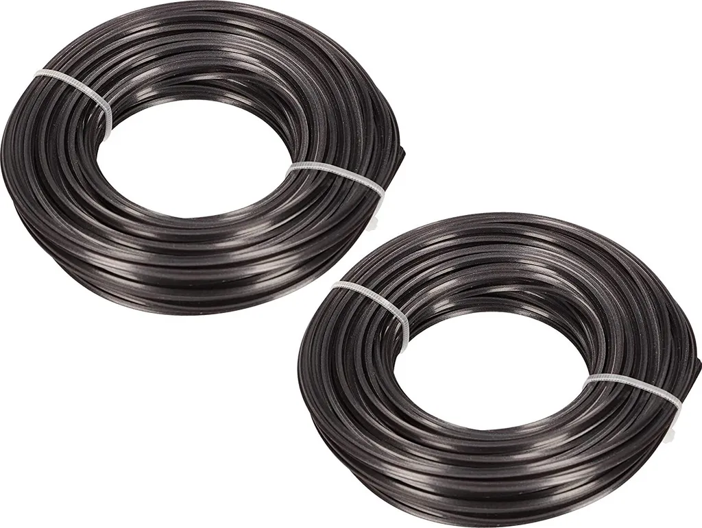 KOTARBAU® Set 2 Fili Decespugliatore Rinforzati 2.4mm x 15m - Uso Gravoso