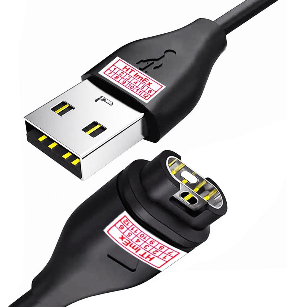 USB 2.0 Ladegerät Ladekabel für Garmin Forerunner 45,45 Plus,45S,245,745,935,945,955
