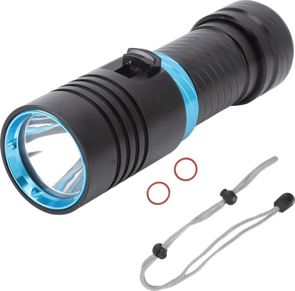 5000LM Tauchen Taschenlampe IPX8 100m Unterwasser Wasserdicht Stufenlos Dimmbar L2 LED Perlen Scuba Tauchen Lichter für Tauchen