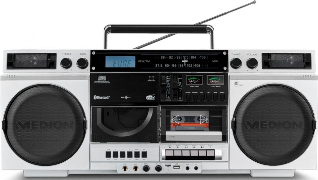 MEDION LIFE® P66538 Retro-Boombox, DAB+/PLL-UKW Radio, Produktbild 