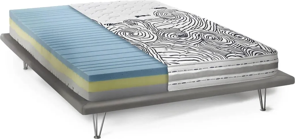 Matelas Agnone 80x190x22 cm - Fini le Mal de Dos avec le Confort Italie