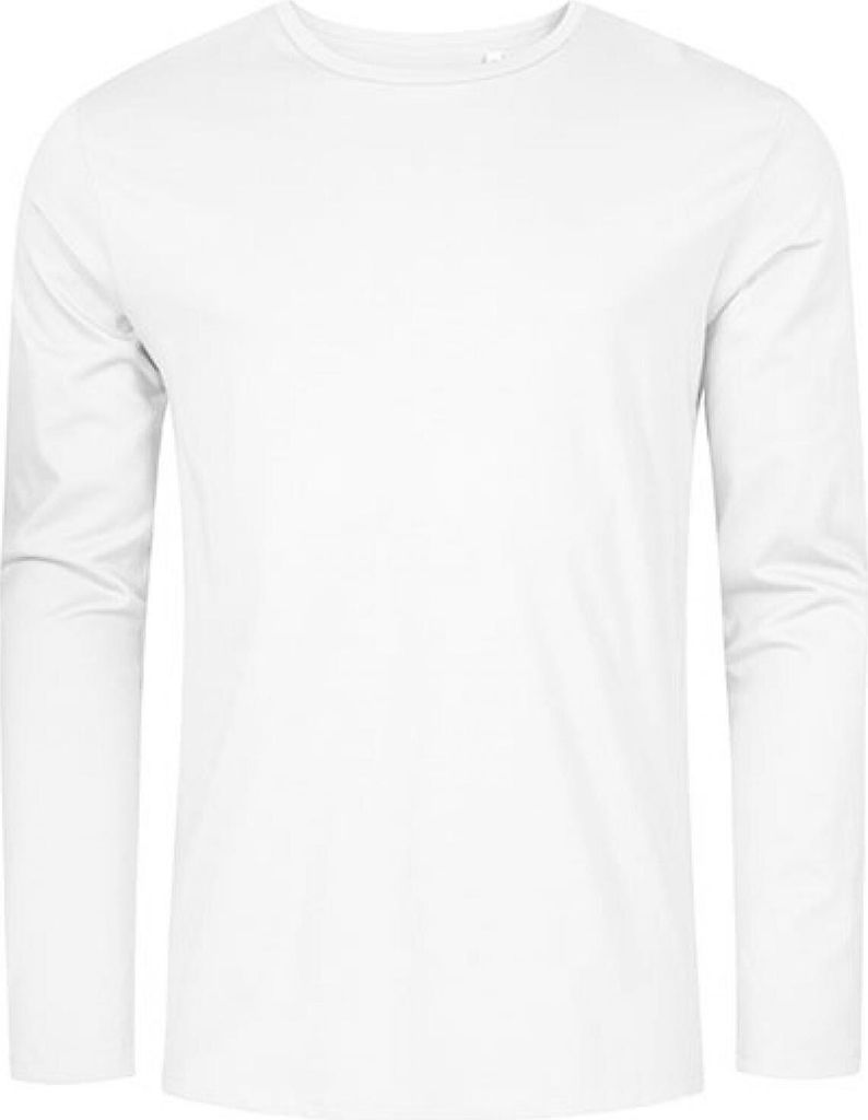 X.O Rundhals Langarmshirt Herren, Weiß, XL