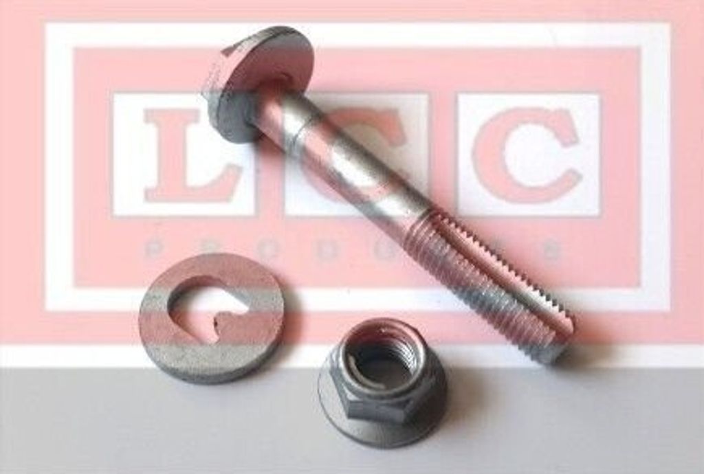 LCC LCC5204 Sturzkorrekturschraube für BMW 3 Limousine (E46) 3 Touring (E46) 3 Coupe (E46) 3 Cabrio (E46) 3 Limousine (E36) 3 Coupe (E36)