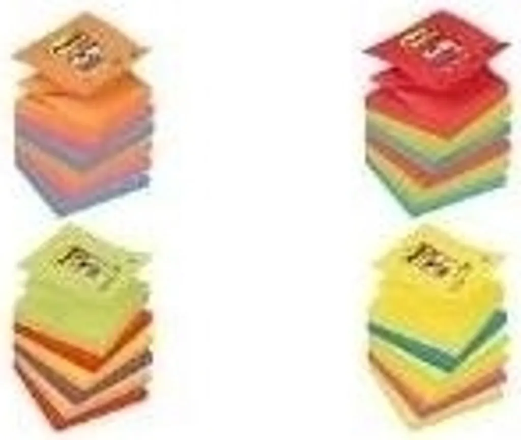 Post-it Notes adhésives Super Sticky Z-Notes 76x76 mm Collection Rio