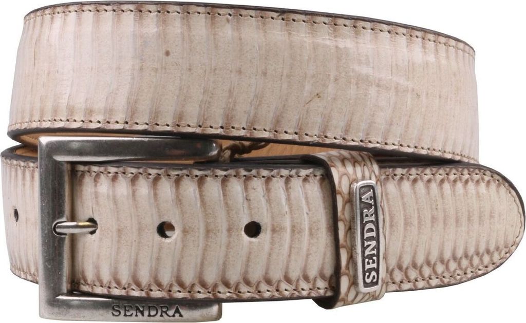 Sendra Gürtel Schlangenleder 8563 beige/braun