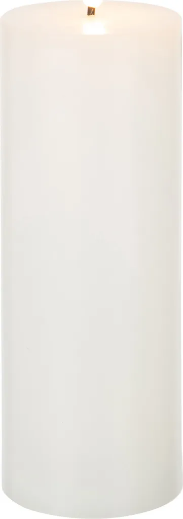 Grande Bougie LED Blanche J-Line : Décoration Lumineuse Sans Flamme