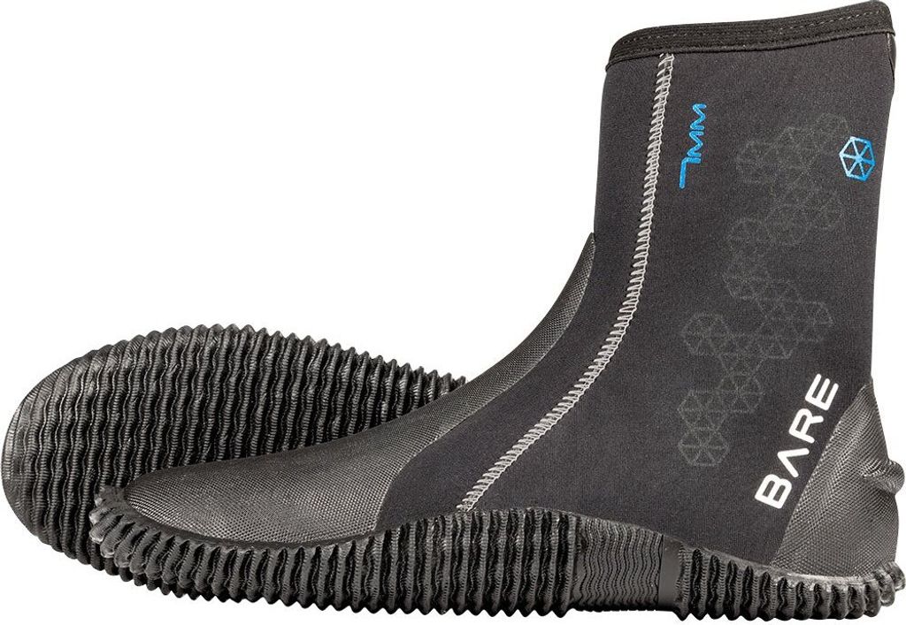 Bare S-flex 7 Mm Neoprenschuhe Schwarz EU 47-48 Schwarz EU 47-48