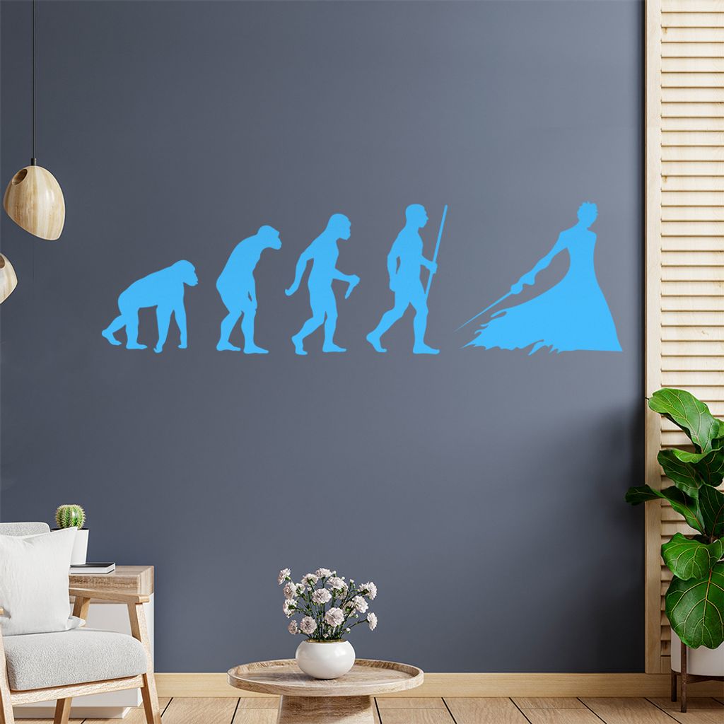 Samurai Schwert Evolution Wandtattoo Wandaufkleber Wall Sticker - Dekoration, Küche, Wohnzimmer, Schlafzimmer, Badezimmer