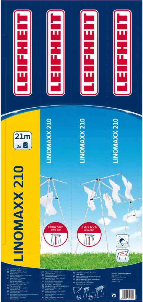 Sèche-linge de Table Leifheit Star 72706 Idéal pour Petits Espaces 11m - 9