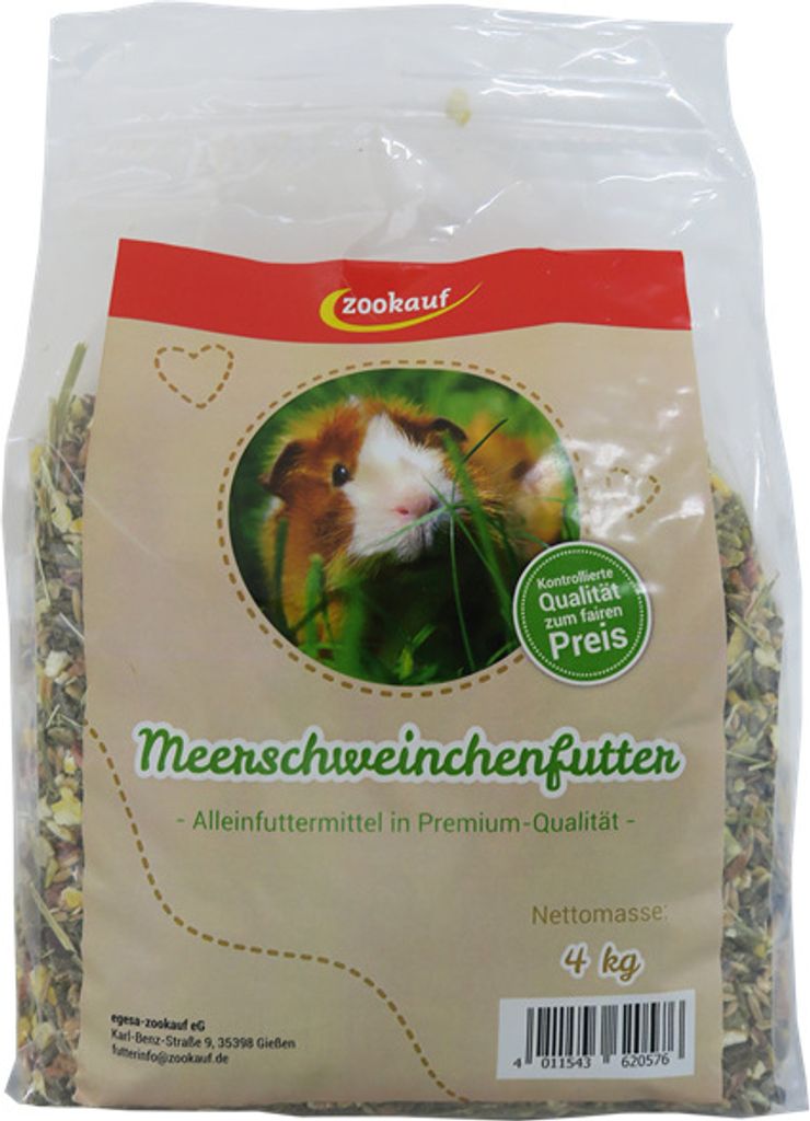 zookauf Nager Futter Premium für Meerschweinchen 4 kg Produktbild 