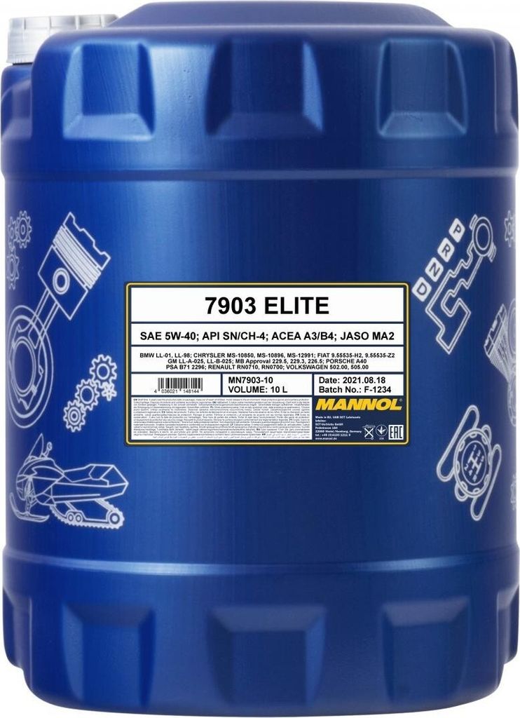 Mannol Elite 5W-40 10 Liter
