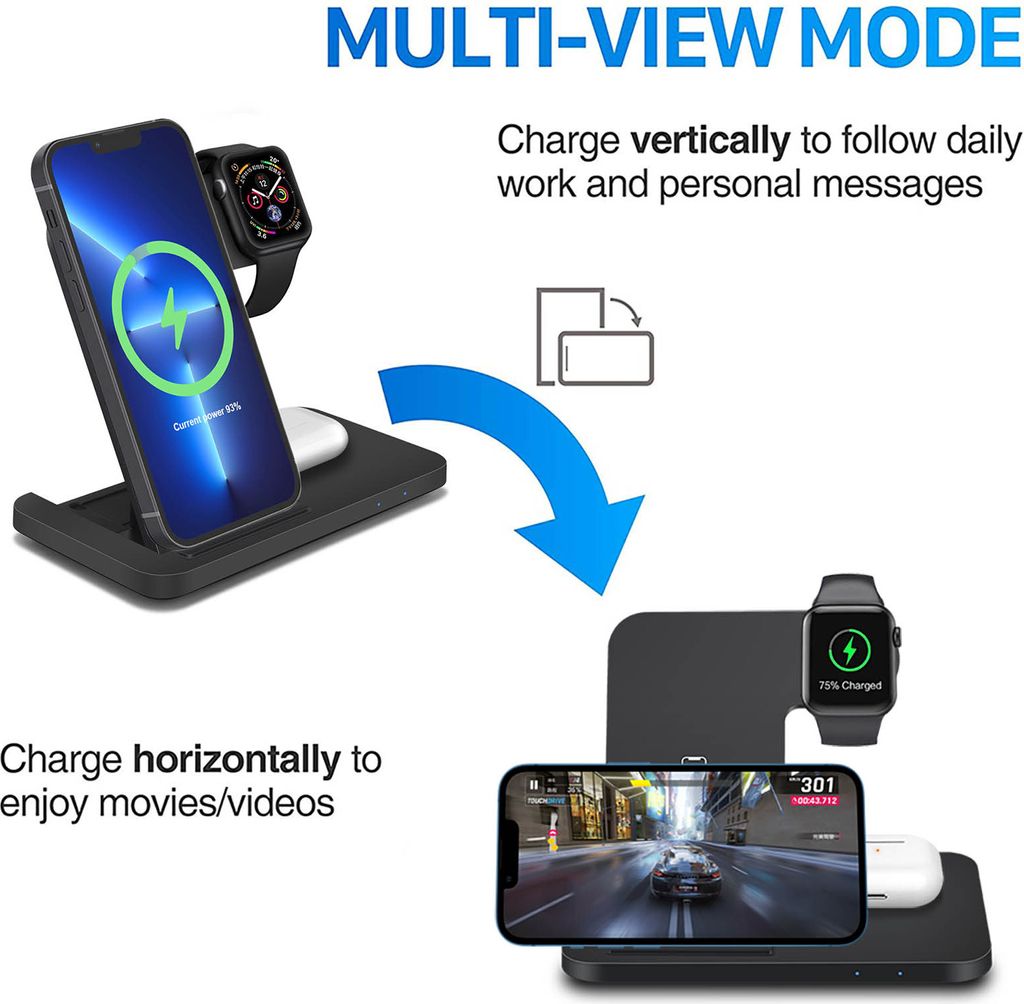 MMOBIEL Ladestation für iPhone, Apple Watch und AirPods - 3 Produktbild 5