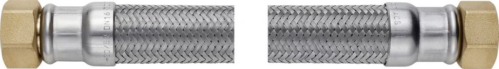 Techline NT Panzerschlauch IG 1/2 x IG 1/2, DN16, 100 cm