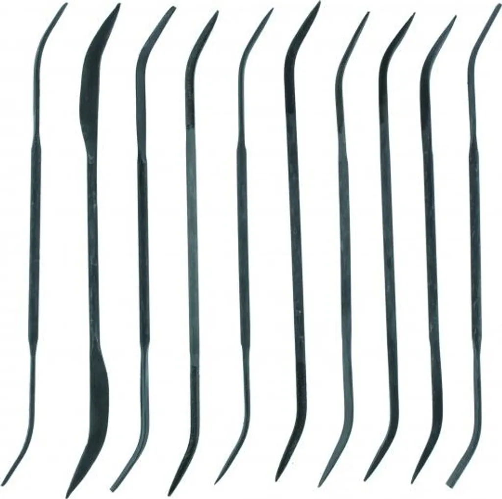 Vallejo Tool Série de Limes Riffleuses Budget Lot de 10 Pièces T70001