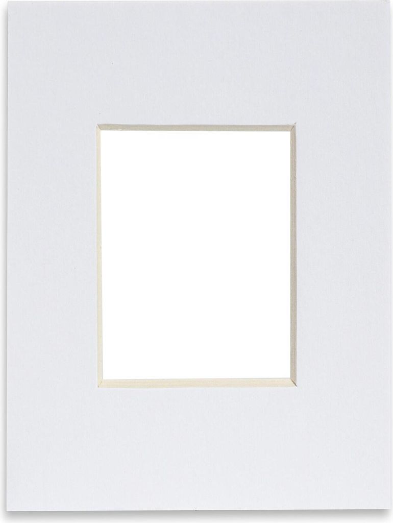 Nicola Spring Bild Foto Mount - To Fit Frame-Größe 8 x 10" für Bildgröße 4 x 6" - Weiß