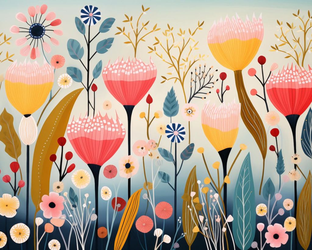 Plakat 50x40cm Traumgarten