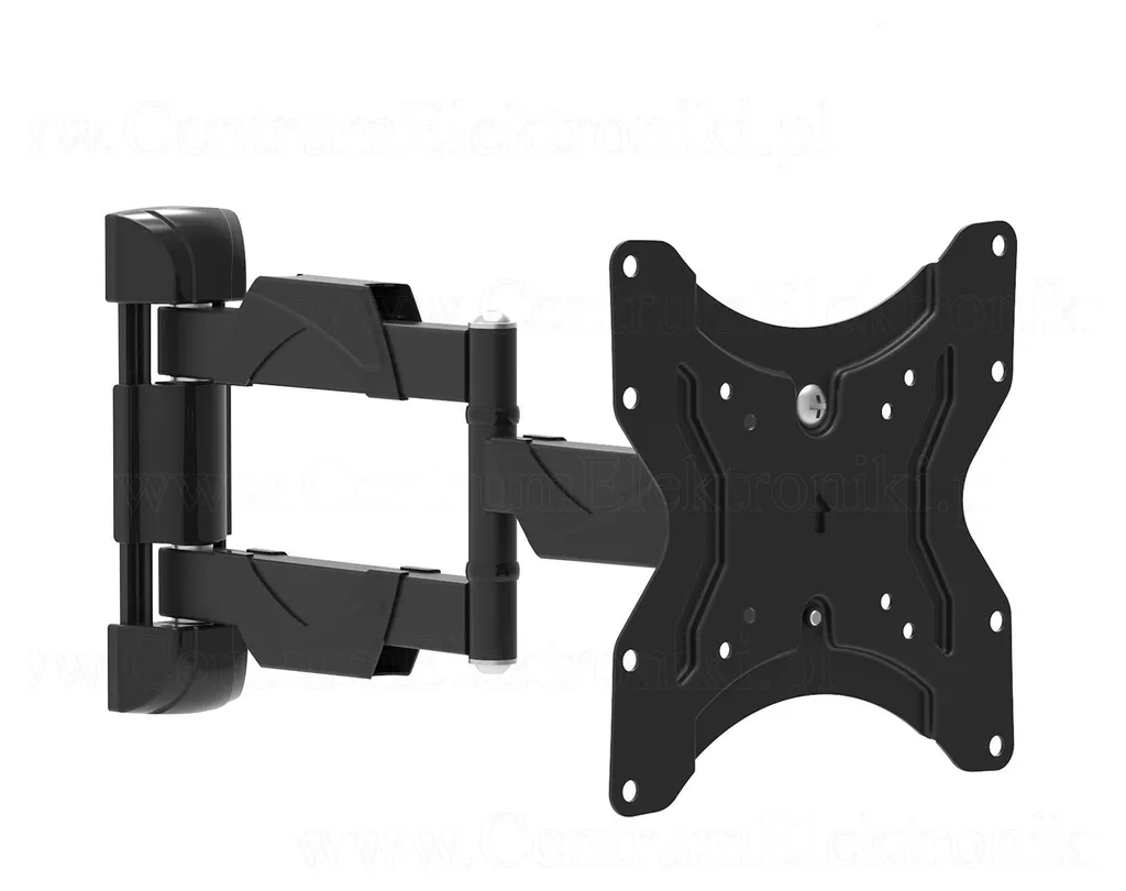 Staffa Parete TV 55 Pollici Slim Design VESA 200x200 Acciaio Nero