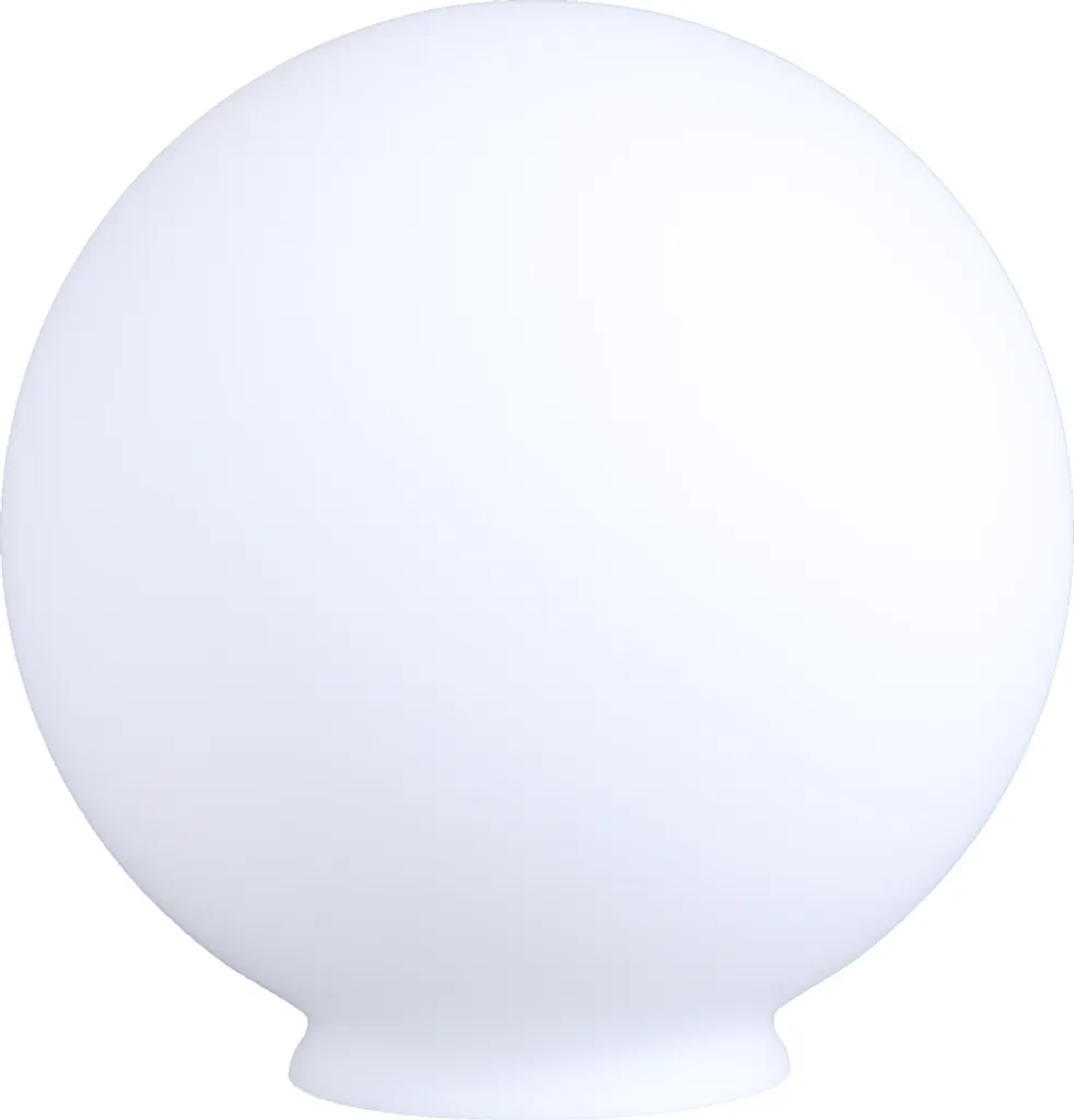 Réparer votre lampe avec ce verre rond blanc mat Ø 250mm robuste