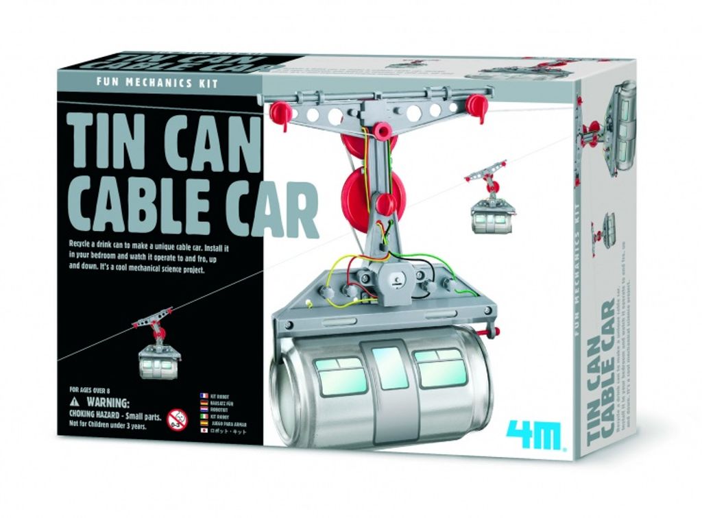 Stavebnica robota - plechová lanovka, Kidz Robotix Obrázok produktu 