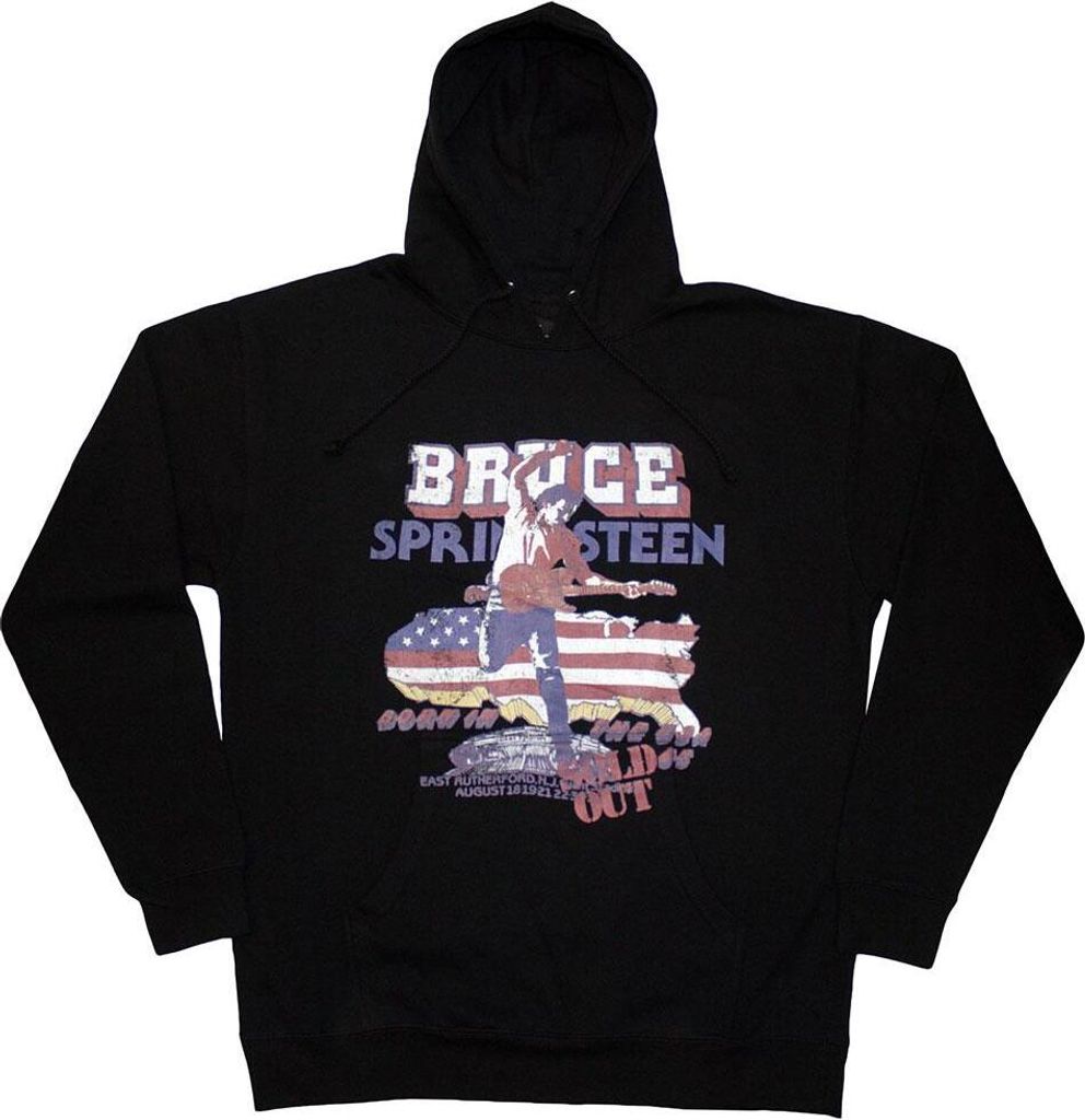 Bruce Springsteen - "Born In The USA ́85" Hoodie zum Überziehen für Herren/Damen Uni RO13337 (XL) (Schwarz)