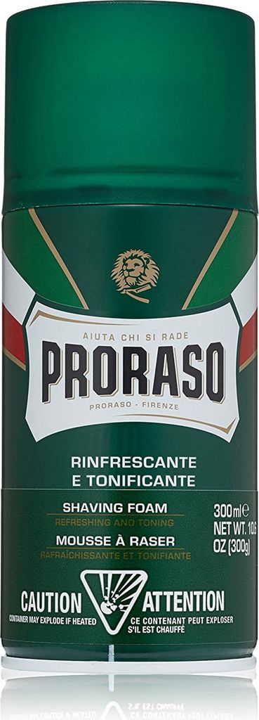 Schiuma da barba rinfrescante all'eucalipto verde (schiuma Immagine del prodotto 