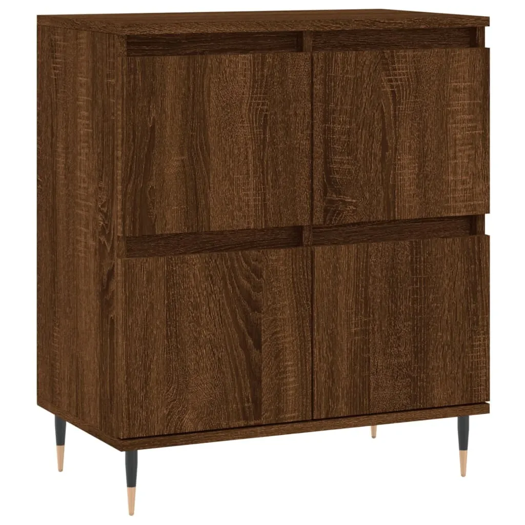 SYFAX™ Credenza Rovere Marrone 60x35x70 cm in Legno Multistrato