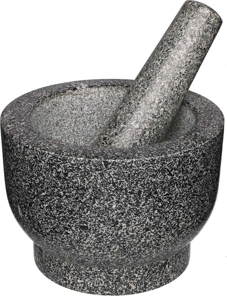 Granit-Mörser- und Stößel-Set, 10 cm