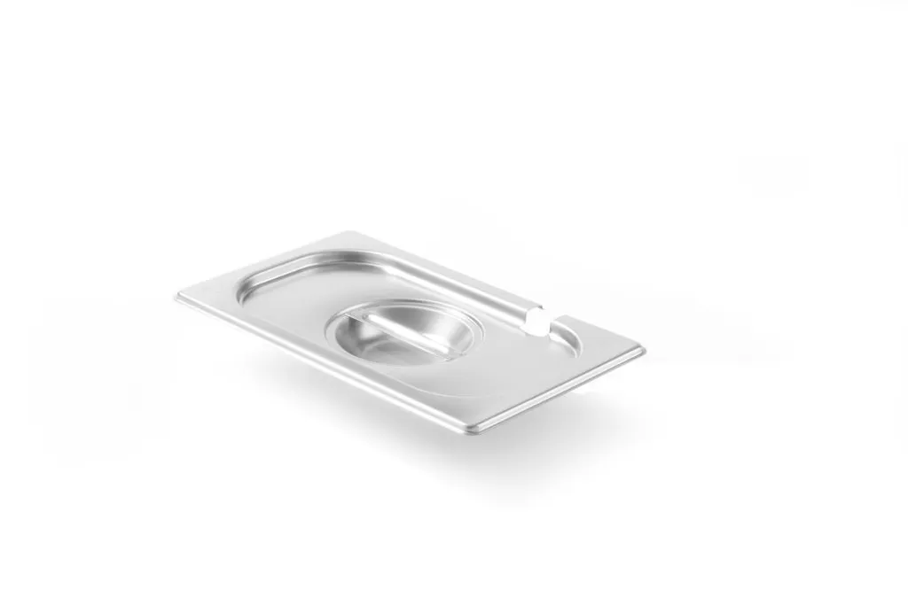 HENDI Coperchio gastronorm con incavo per cucchiaio, Linea Cucina, GN 1/4, 265x162 mm