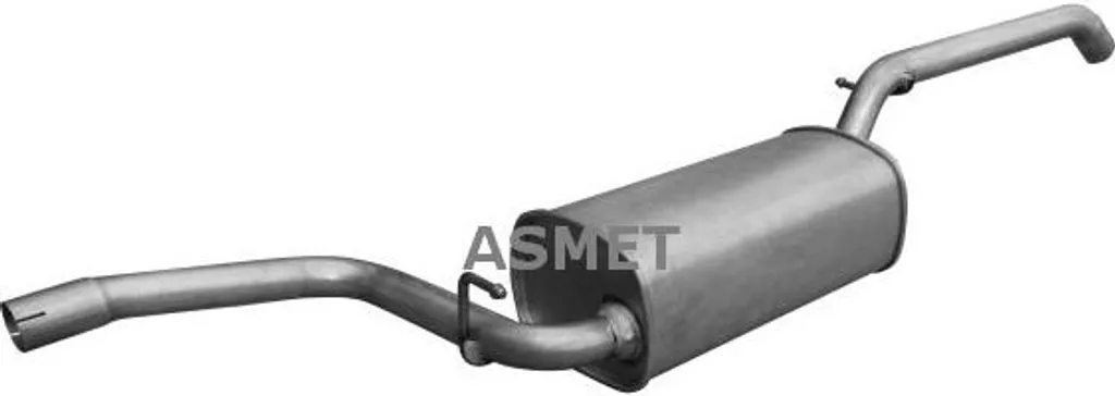 Silencieux arrière ASMET 7259 pour remplacement échappement Ford C-Max