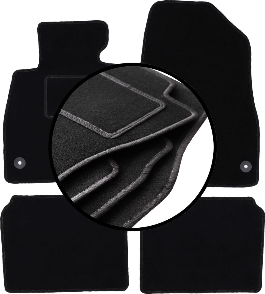 Komplettset Veloursmatten für: Mazda 6 GJ III Kombi (2012-)