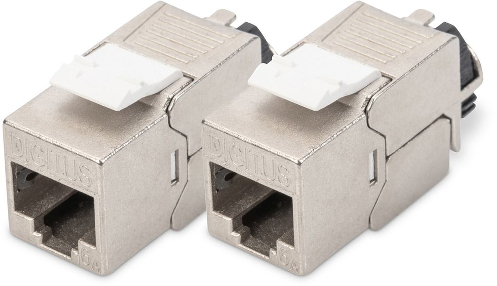 DIGITUS CAT 6A Keystone Jack shielded 2 pcs