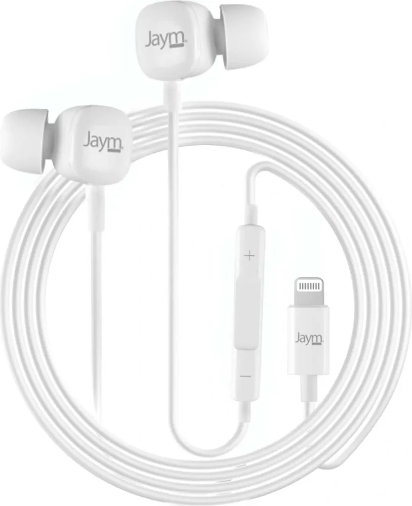 Écouteurs Intra-auriculaires Lightning pour Appels et Musique Blanc