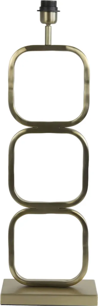 Lampe de table Lutika Or Light & Living E27 Métal - Réf 8302985 Chic