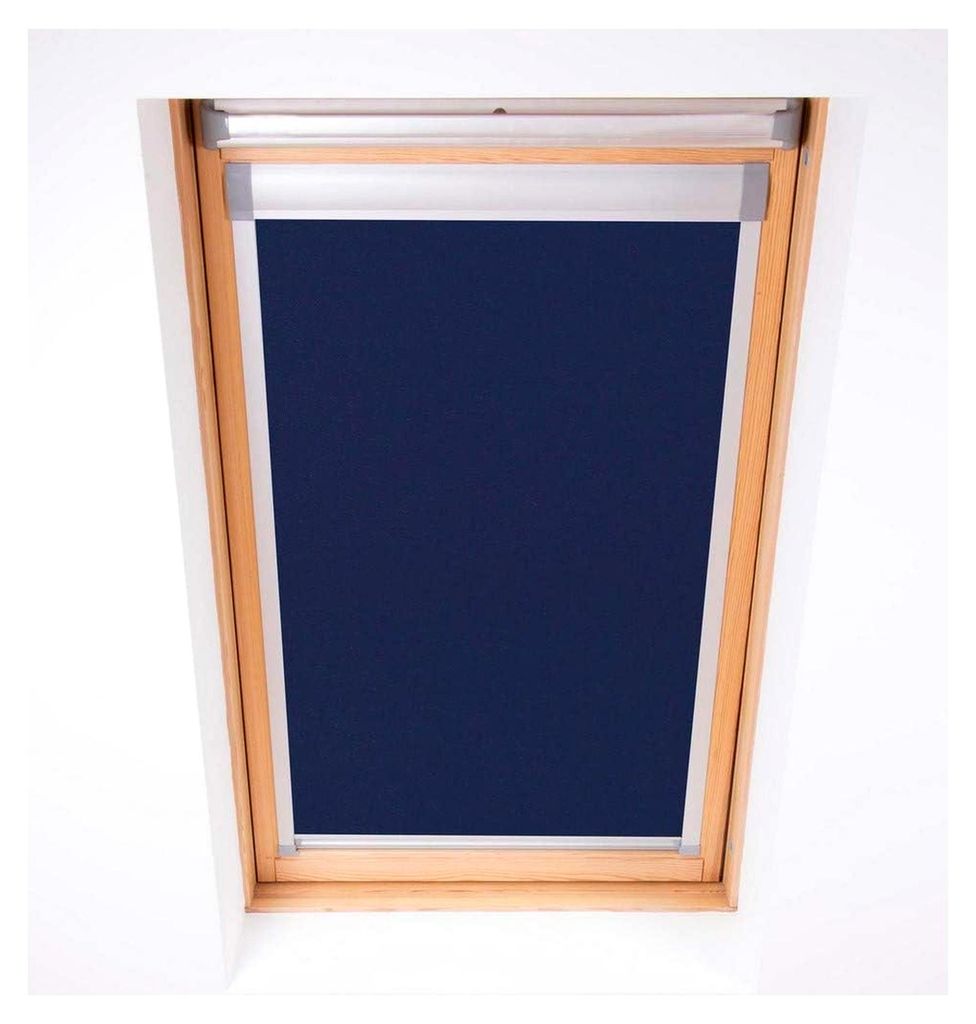 Bloc Skylight Rollo 6 (78/118) für Fakro Dachfenster Blockout, Marineblau