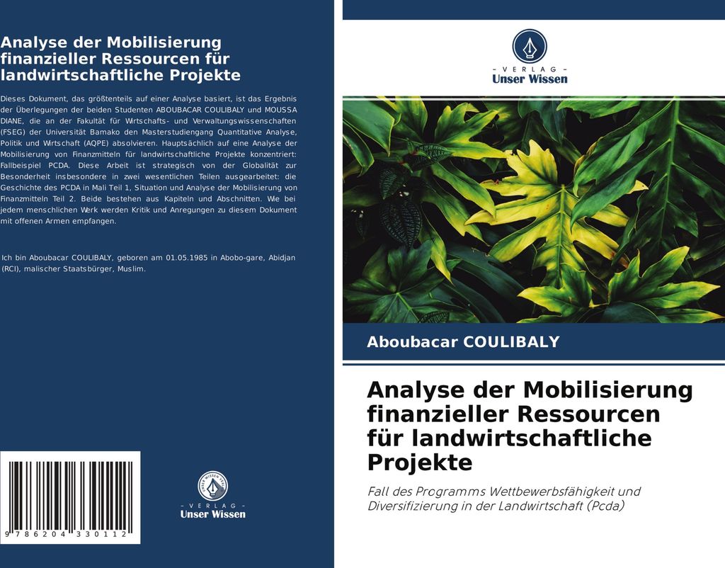 Analyse der Mobilisierung finanzieller Ressourcen für landwirtschaftliche Projekte
