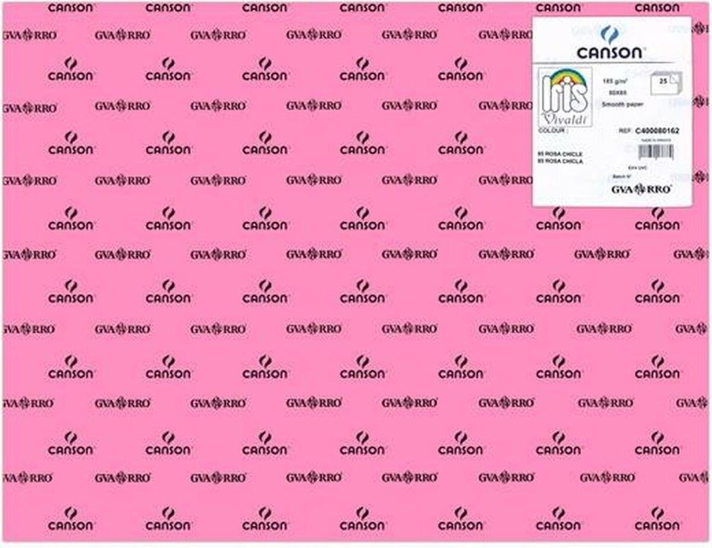 Pappe Iris Rosa 50 x 65 cm (25 Stück)
