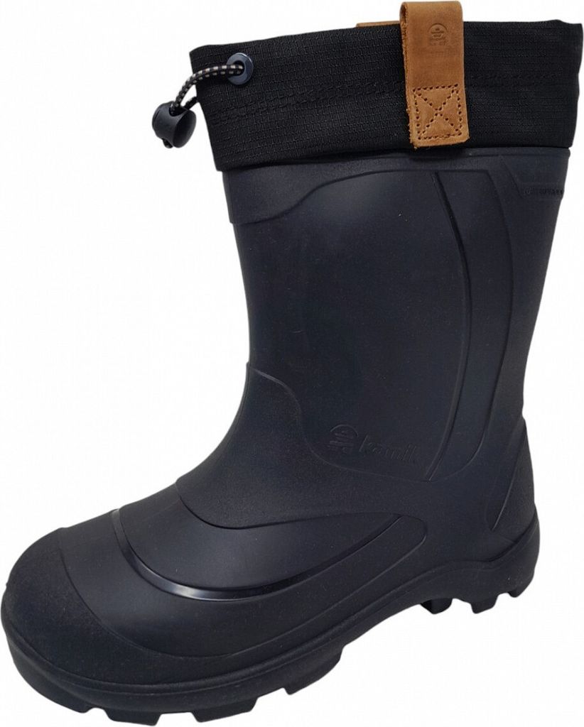 Kamik Tundra Uni Gummistiefel in Schwarz, Größe 31